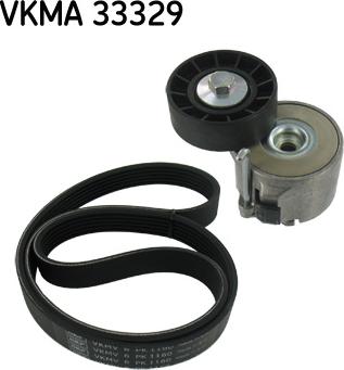 SKF VKMA 33329 - V-Ribbed Belt Set parts5.com