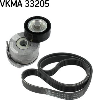 SKF VKMA 33205 - Komplet klinastog rebrastog remena parts5.com