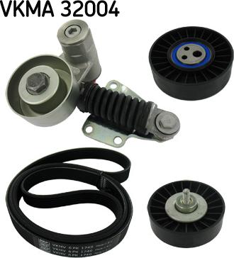 SKF VKMA 32004 - Juego de correas trapeciales poli V parts5.com