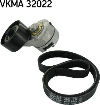 SKF VKMA 32022 - Komplet klinastog rebrastog remena parts5.com