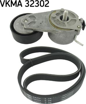 SKF VKMA 32302 - Ozubený klinový remeň - Sada parts5.com