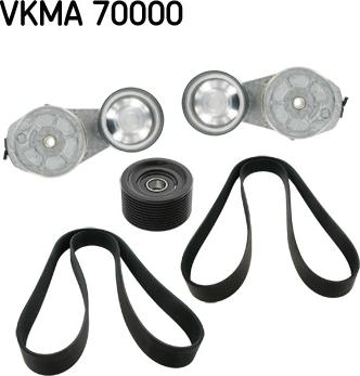 SKF VKMA 70000 - Kanallı V kayışı seti parts5.com