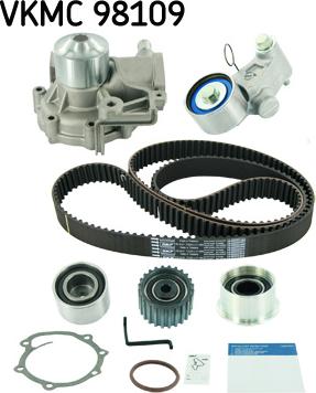 SKF VKMC 98109 - Bomba de agua + kit correa distribución parts5.com