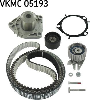 SKF VKMC 05193 - Bomba de agua + kit correa distribución parts5.com