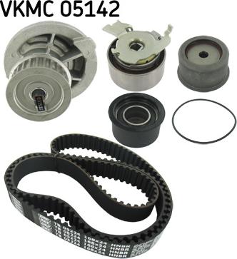 SKF VKMC 05142 - Vízpumpa + fogasszíj készlet parts5.com