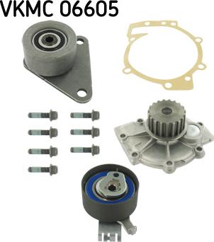 SKF VKMC 06605 - Water Pump & Timing Belt Set parts5.com