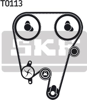 SKF VKMC 06603 - Water Pump & Timing Belt Set parts5.com