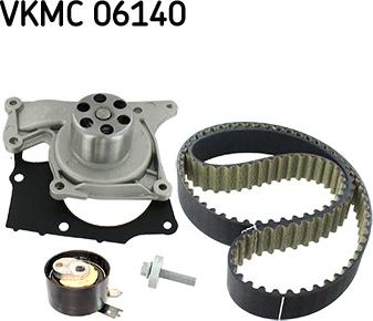 SKF VKMC 06140 - Bomba de agua + kit correa distribución parts5.com