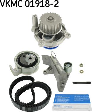 SKF VKMC 01918-2 - Vesipumppu + jakohihnasarja parts5.com