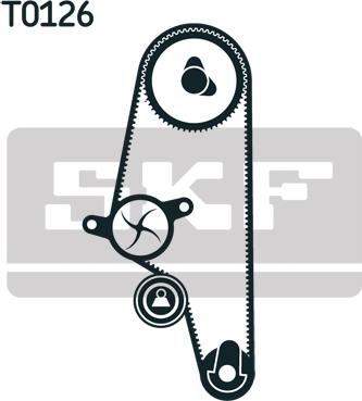 SKF VKMC 01107 - Wasserpumpe + Zahnriemensatz parts5.com