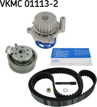 SKF VKMC 01113-2 - Pompe à eau + kit de courroie de distribution parts5.com