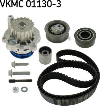 SKF VKMC 01130-3 - Su pompası + Triger kayışı seti parts5.com