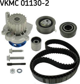 SKF VKMC 01130-2 - Vesipumppu + jakohihnasarja parts5.com