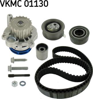 SKF VKMC 01130 - Pompa wodna + zestaw paska rozrządu parts5.com