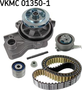 SKF VKMC 01350-1 - Bomba de agua + kit correa distribución parts5.com