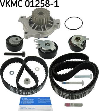 SKF VKMC 01258-1 - Pumpa za vodu + komplet zupčastog kaiša parts5.com