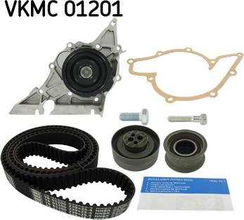 SKF VKMC 01201 - Bomba de agua + kit correa distribución parts5.com