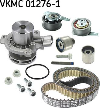 SKF VKMC 01276-1 - Su pompası + Triger kayışı seti parts5.com