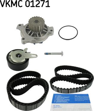 SKF VKMC 01271 - Pumpa za vodu + komplet zupčastog kaiša parts5.com