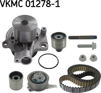 SKF VKMC 01278-1 - Водяной насос + комплект зубчатого ремня parts5.com