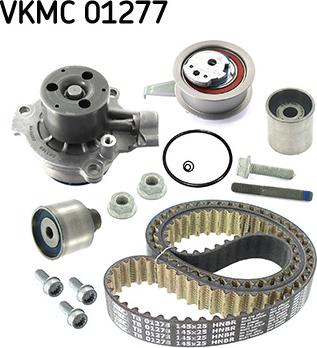 SKF VKMC 01277 - Su pompası + Triger kayışı seti parts5.com