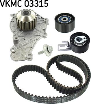 SKF VKMC 03315 - Pompa wodna + zestaw paska rozrządu parts5.com