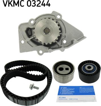 SKF VKMC 03244 - Su pompası + Triger kayışı seti parts5.com