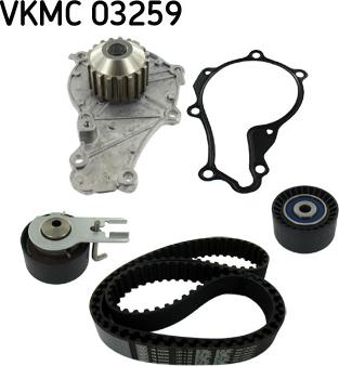 SKF VKMC 03259 - Bomba de agua + kit correa distribución parts5.com