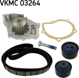 SKF VKMC 03264 - Su pompası + Triger kayışı seti parts5.com