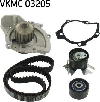 SKF VKMC 03205 - Водна помпа+ к-кт ангренажен ремък parts5.com