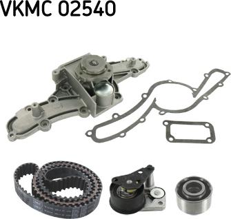 SKF VKMC 02540 - Set pompa apa + curea dintata parts5.com