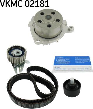 SKF VKMC 02181 - Pumpa za vodu + komplet zupčastog remena parts5.com