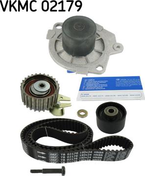 SKF VKMC 02179 - Vesipumppu + jakohihnasarja parts5.com