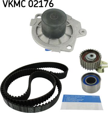 SKF VKMC 02176 - Vesipumppu + jakohihnasarja parts5.com