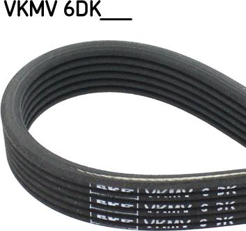 SKF VKMV 6DK1320 - Correa trapecial poli V parts5.com