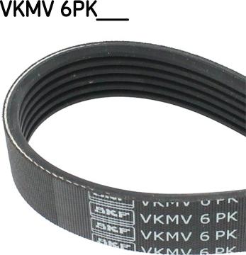 SKF VKMV 6PK2460 - Correa trapecial poli V parts5.com