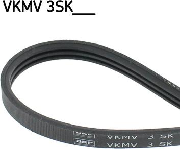 SKF VKMV 3SK628 - Ozubený klinový remeň parts5.com