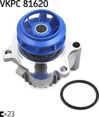 SKF VKPC 81620 - Pompe à eau parts5.com