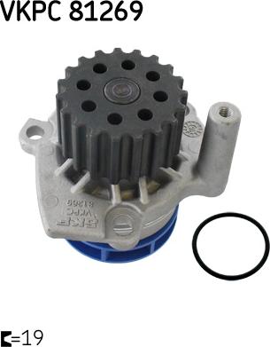 SKF VKPC 81269 - Water Pump parts5.com