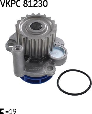 SKF VKPC 81230 - Water Pump parts5.com