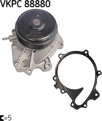 SKF VKPC 88880 - Water Pump parts5.com