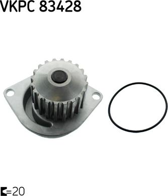 SKF VKPC 83428 - Bomba de agua parts5.com