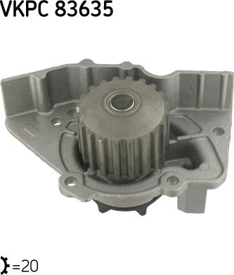 SKF VKPC 83635 - Water Pump parts5.com