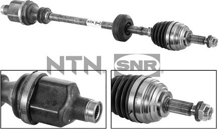 SNR DK55.008 - Полуоска parts5.com