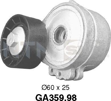 SNR GA359.98 - Poulie renvoi / transmission, courroie trapézoïdale à nervures parts5.com