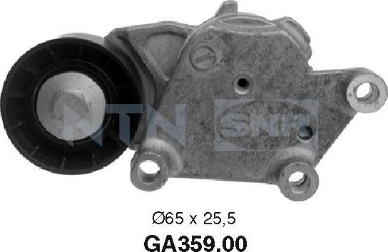 SNR GA359.00 - Ohjainrulla, moniurahihna parts5.com