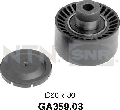 SNR GA359.03 - Rola ghidare / conducere, curea transmisie parts5.com