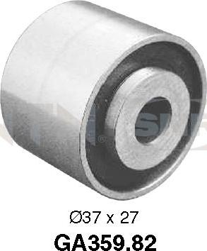 SNR GA359.82 - Deflection / Guide Pulley, v-ribbed belt parts5.com