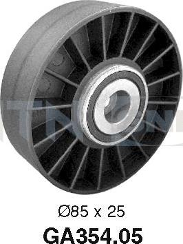 SNR GA354.05 - Rola ghidare / conducere, curea transmisie parts5.com