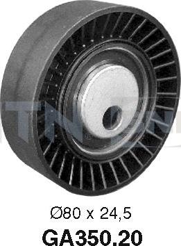 SNR GA350.20 - Polea inversión / guía, correa poli V parts5.com